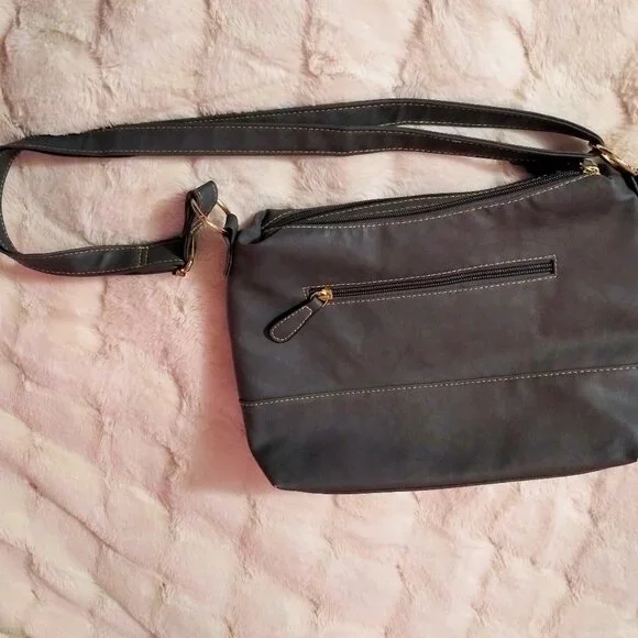 Stone & Co Granite Leather Boat Bottom Cross Body Bag - Picture 4 of 16
